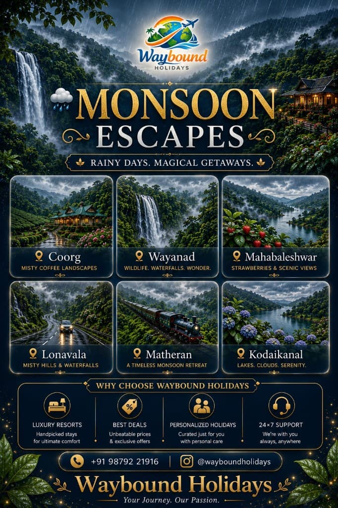 Monsoon Escapes flyer