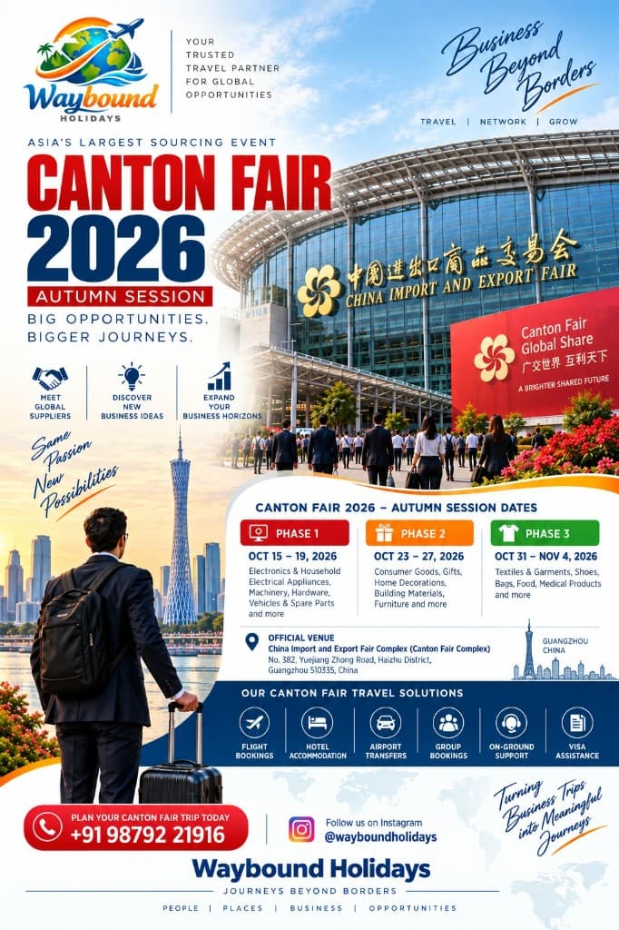 Canton Fair 2026 — Autumn Session flyer